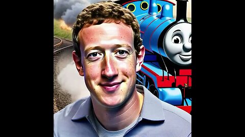 Mark Zuckerberg fused with Thomas the tank engine #markzuckerberg #thomasthetankengine #wonderapp