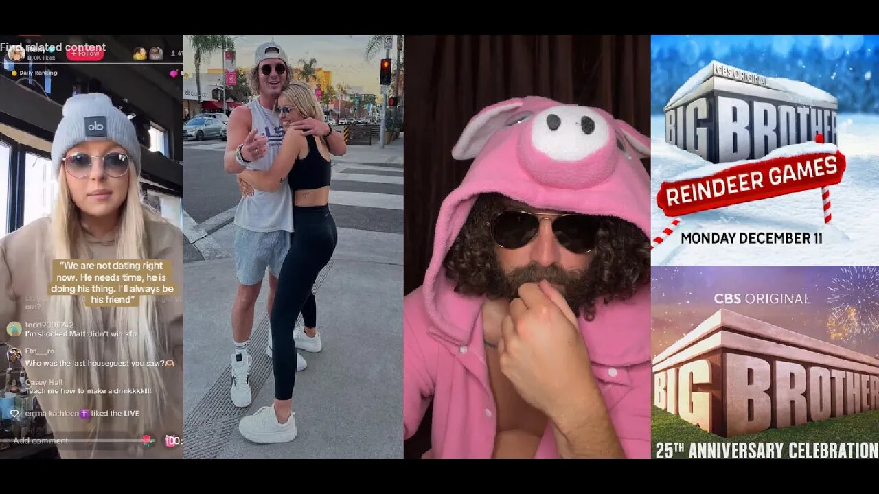 #BB25 Post Season REILLY Announces MATT Broke Up with Her? + CAMERON Cast In BB Reindeer Games?