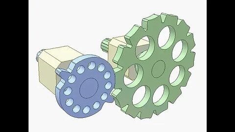 2410 Transmission with teeth uncompleted gears 18a