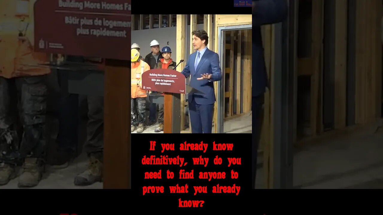 Justin Trudeau definitively states that CCP interference DID NOT change the result of the election.