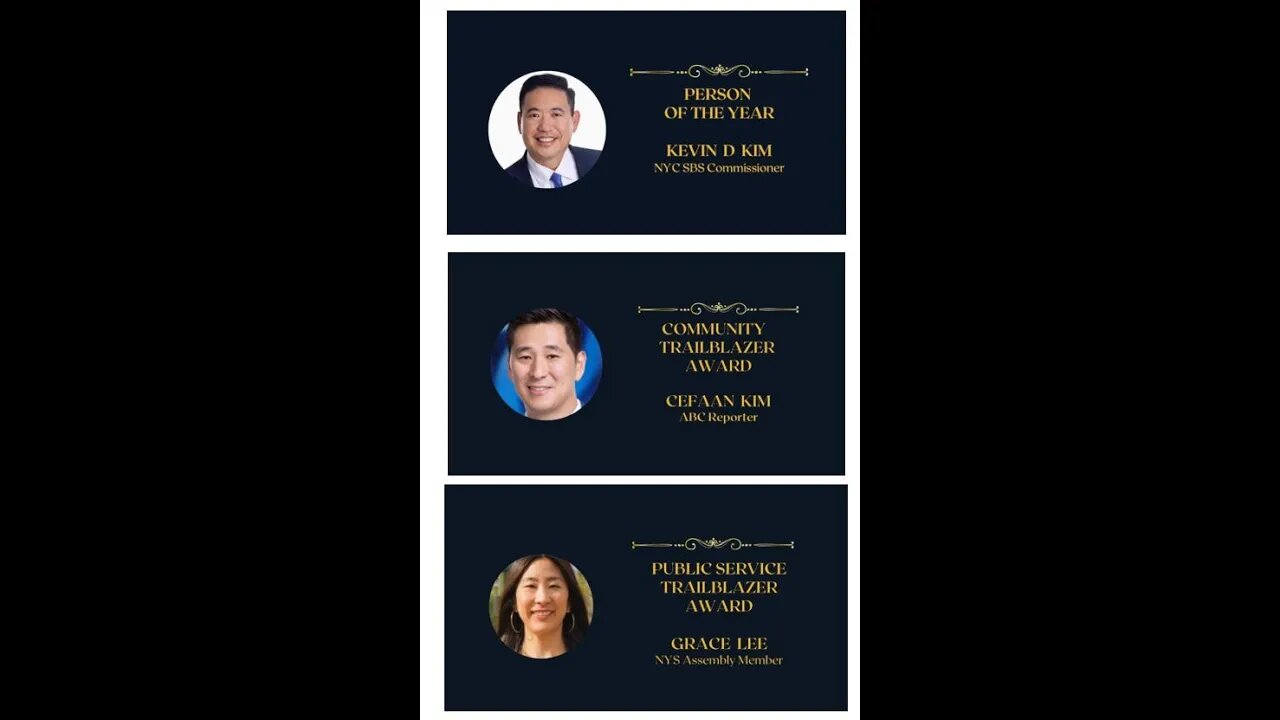 Examining awardees of KAAGNY's year end awards to uplift the korean american community