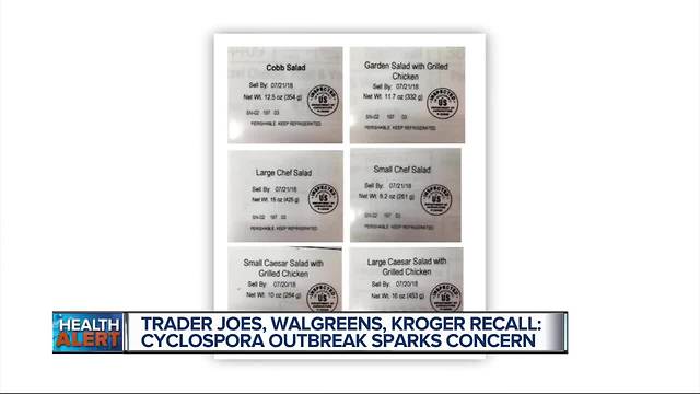 Health alert issued for salads, wraps from Kroger, Trader Joe's due to parasite concern