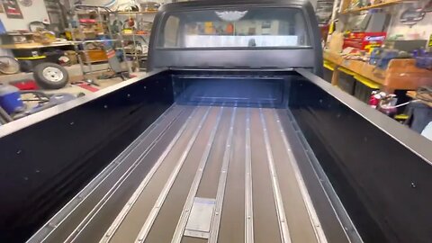 Complete bed and sneak peaks of paint job#c10#chevy#454#bigblock#squarebody#shoptruck#classiccars