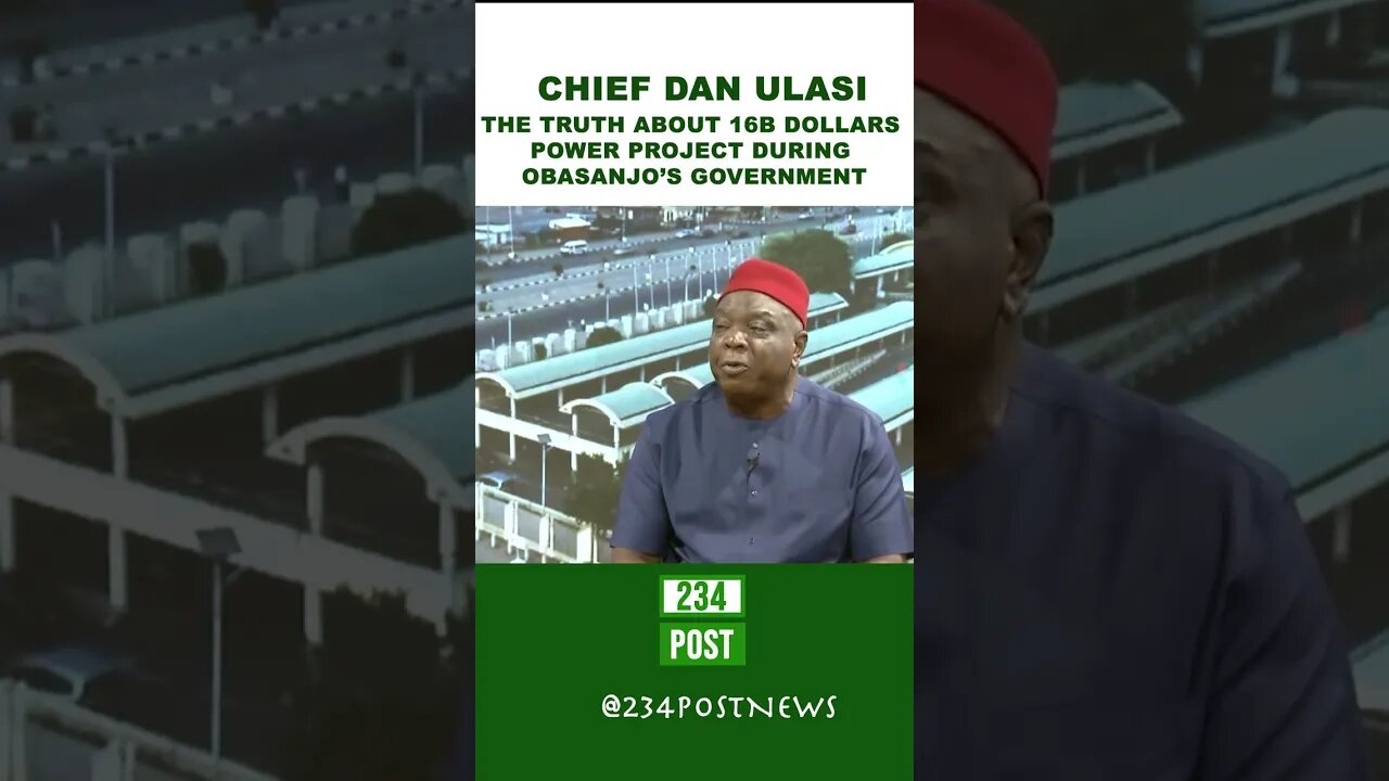 The Truth About the 16 Billion Dollar POWER PROJECT during Obasanjo Government - Dan Ulasi #shorts