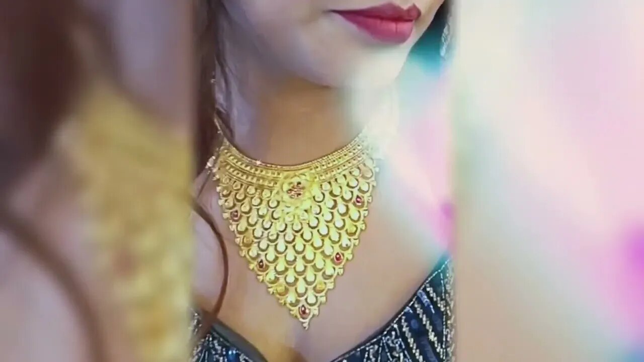 Let's Smile Jewellery Gold necklace design