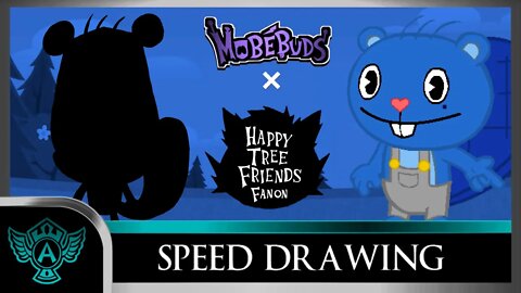 Speed Drawing: Happy Tree Friends Fanon - Chuck | Mobebuds Style