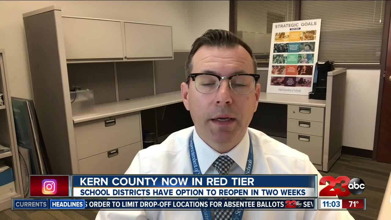 Kern County schools can reopen at the end of the month