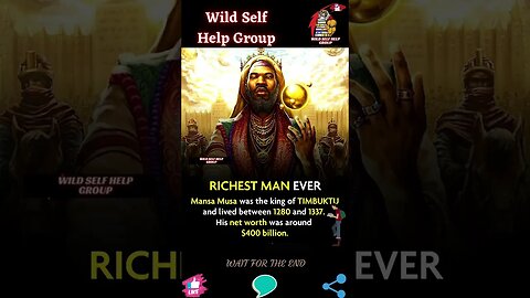 🔥Richest man ever🔥#shorts🔥#wildselfhelpgroup🔥15 January 2023🔥