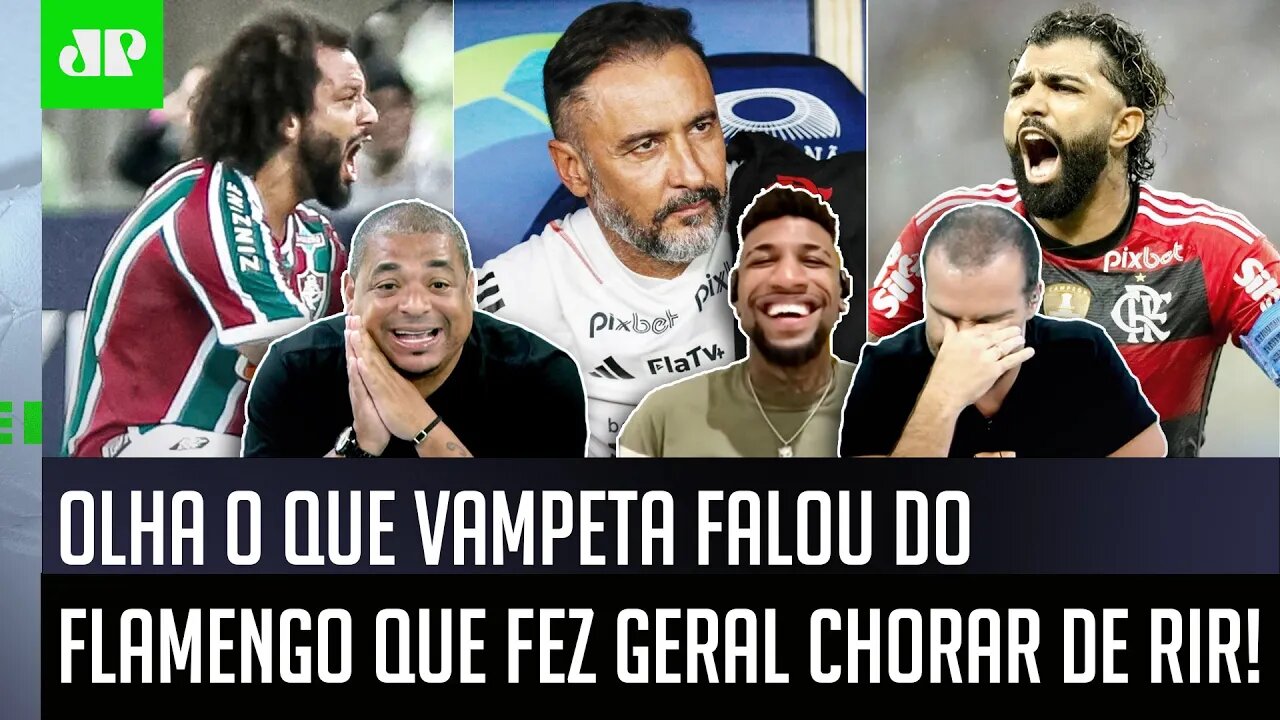 ELE É FO**! OLHA o que Vampeta FALOU do Flamengo de Vítor Pereira que fez GERAL CHORAR DE RIR!