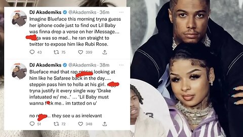 blueface confronts lil baby for texting chrisean rock & then leaks the messages part 2