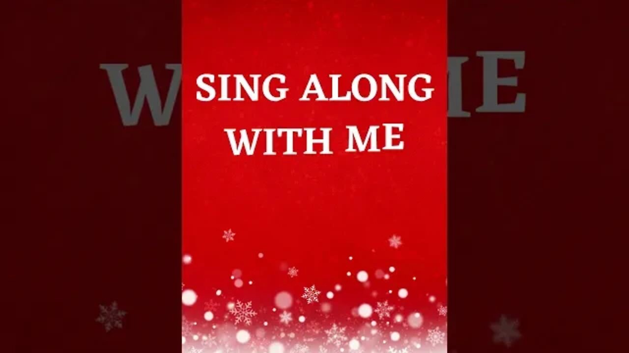 Sing Along With Me - O Christmas Tree (Lyrics) #shorts