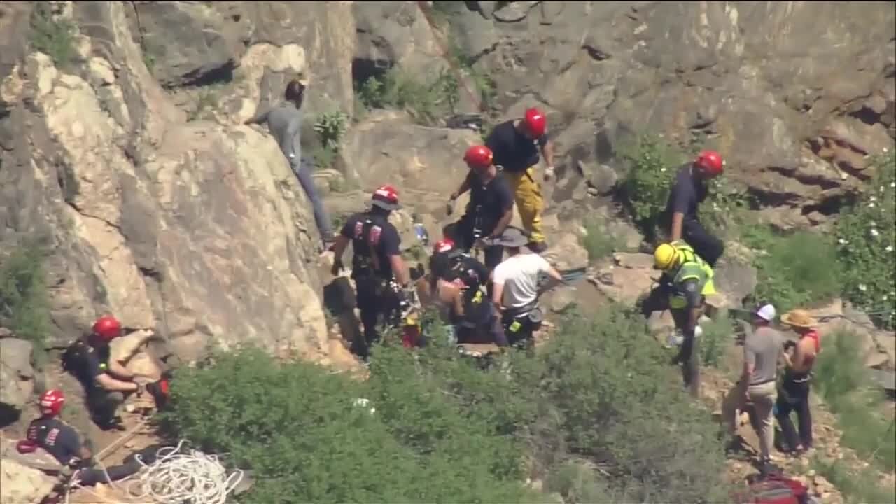 2 women injured in rockfall in Clear Creek Canyon