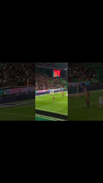 Golaço de Ronaldo visto da torcida - Portugal 4x0 Liechtenstein
