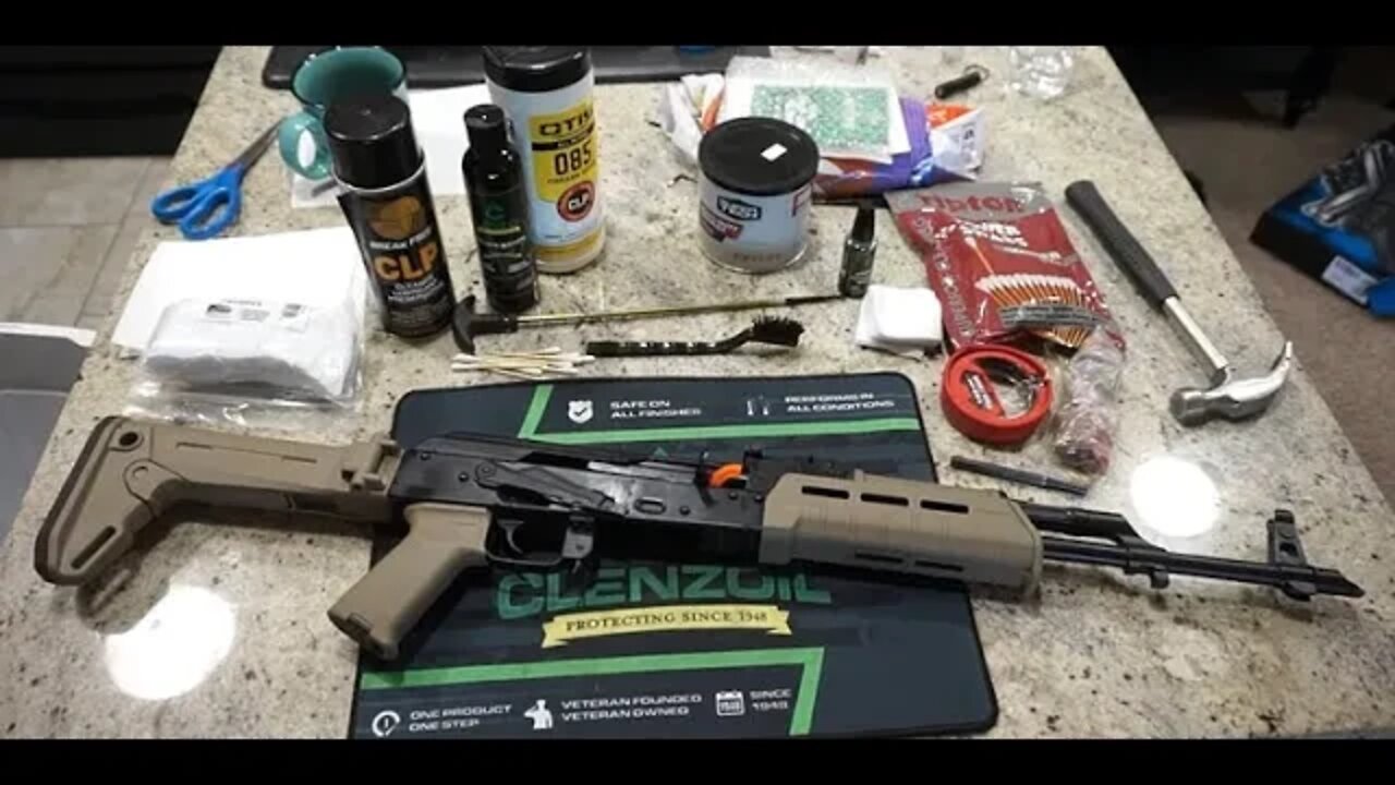 How to clean the PSA/Palmetto State Armory GF3 AK pattern rifle.