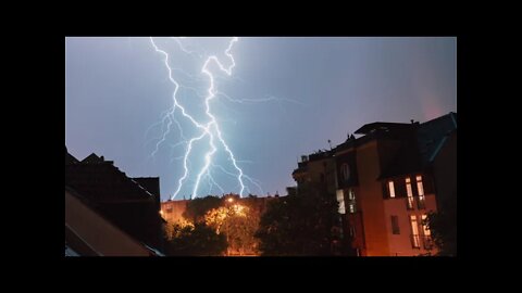 ⛈ Thunderstorm and 10 hours of Rain for Relaxing, Sleeping and Studying