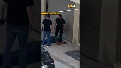 Palestinian man smashes his head against the wall after discovering his brother was killed