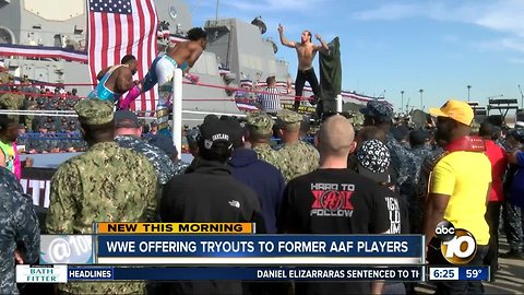 WWE offers tryouts for former AAF players