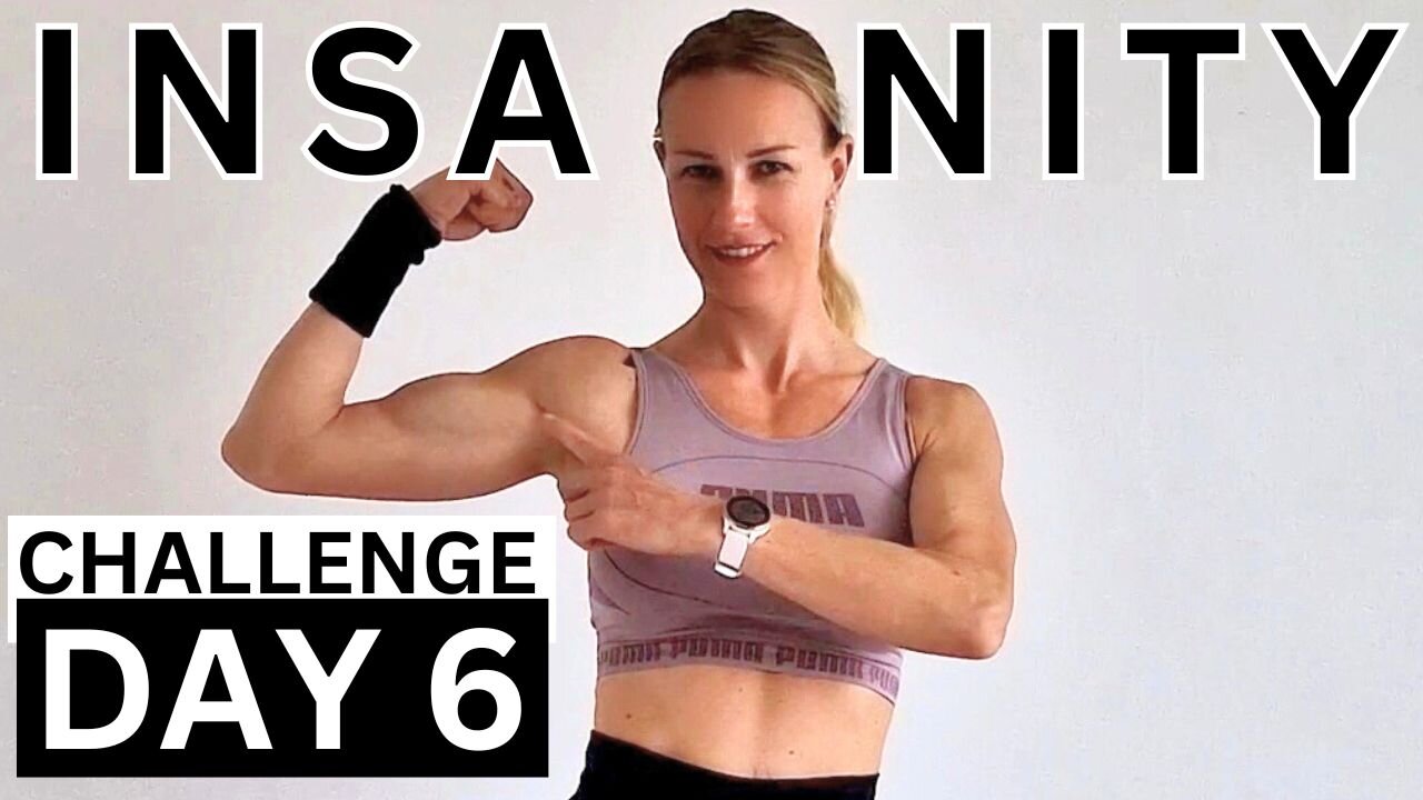 INSANITY CHALLENGE (PURE CARDIO) Full Body, Exercises, Day 6, How To Get Fit, [Quick and Easy]