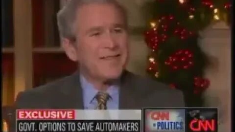 THROWBACK BUSH 2008 I had to abandon free market principles to save the free market system