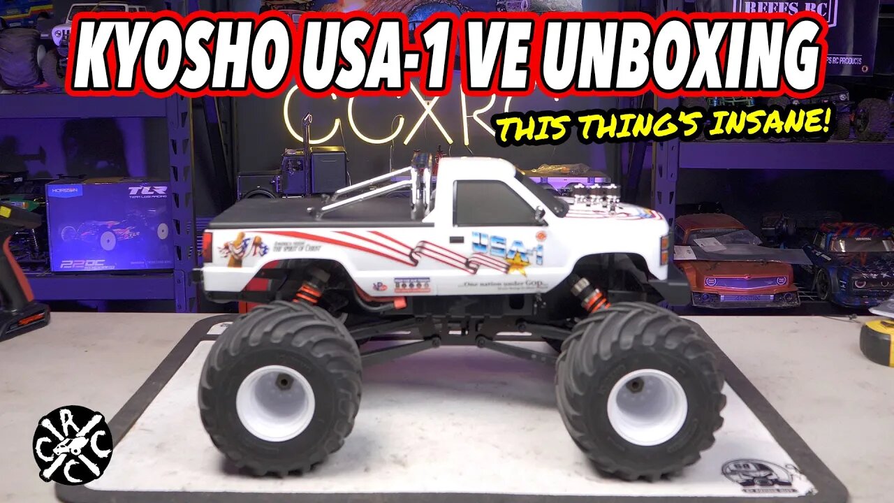 Kyosho USA-1 VE Unboxing: this Thing is Insane and I Like It!