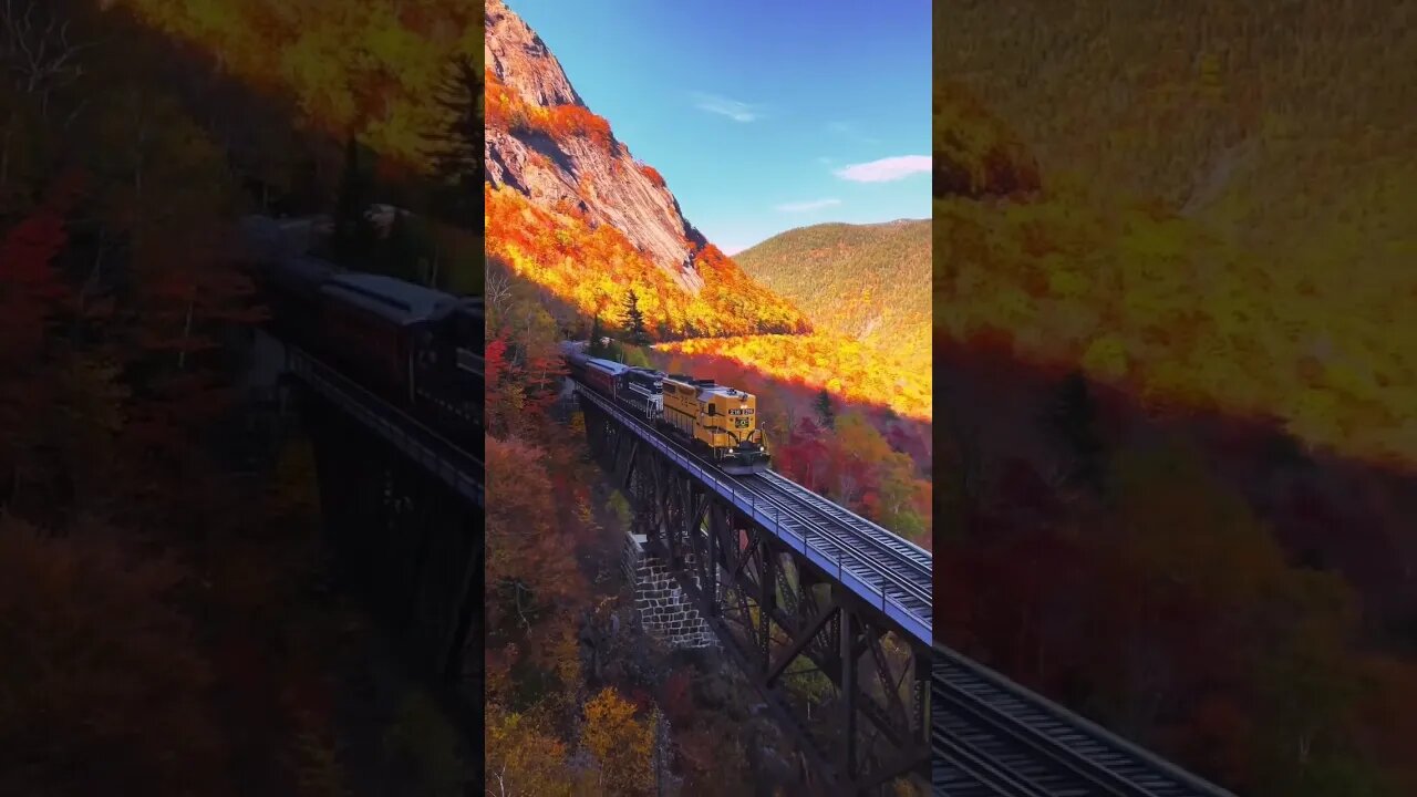 I wish I was here right now… #newengland #fall #train