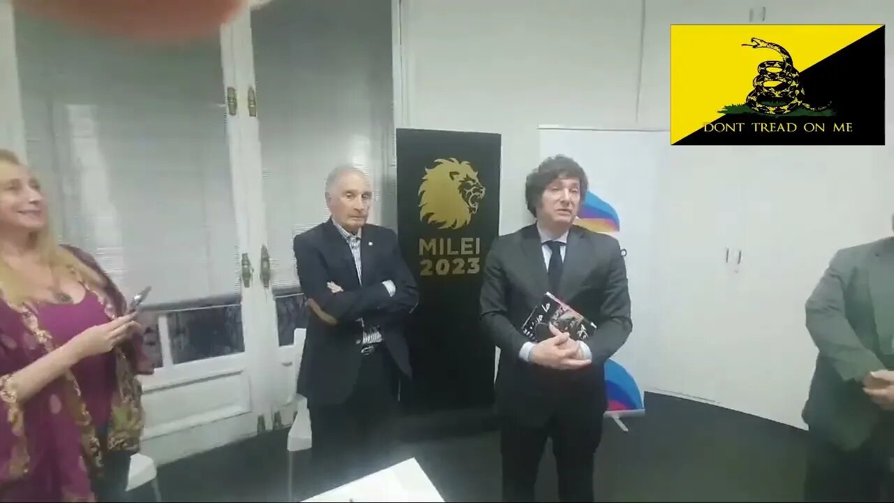 2022 10 12 Javier Milei Sortea su Dieta