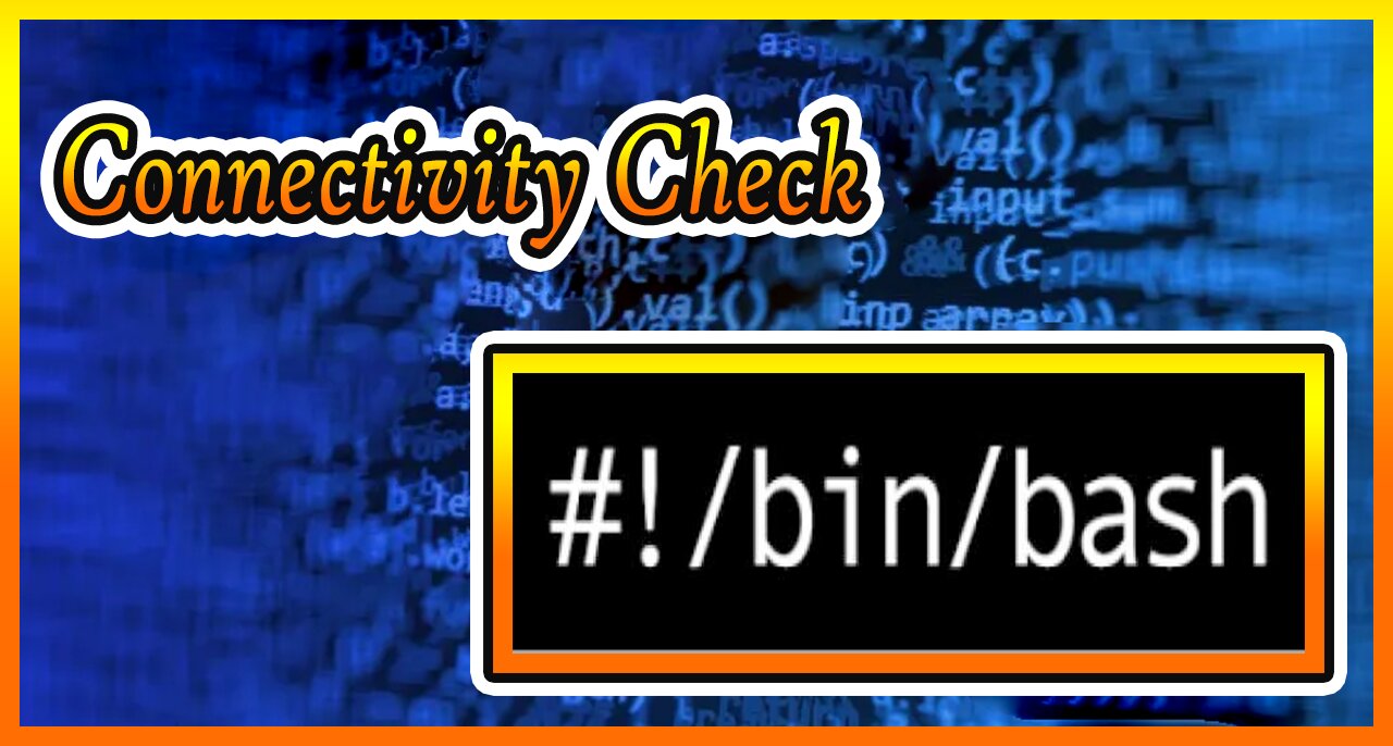 Simple bash script for checking network availability