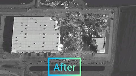 Satellite photos show Amazon warehouse in Illinois before and after a tornado collapsed