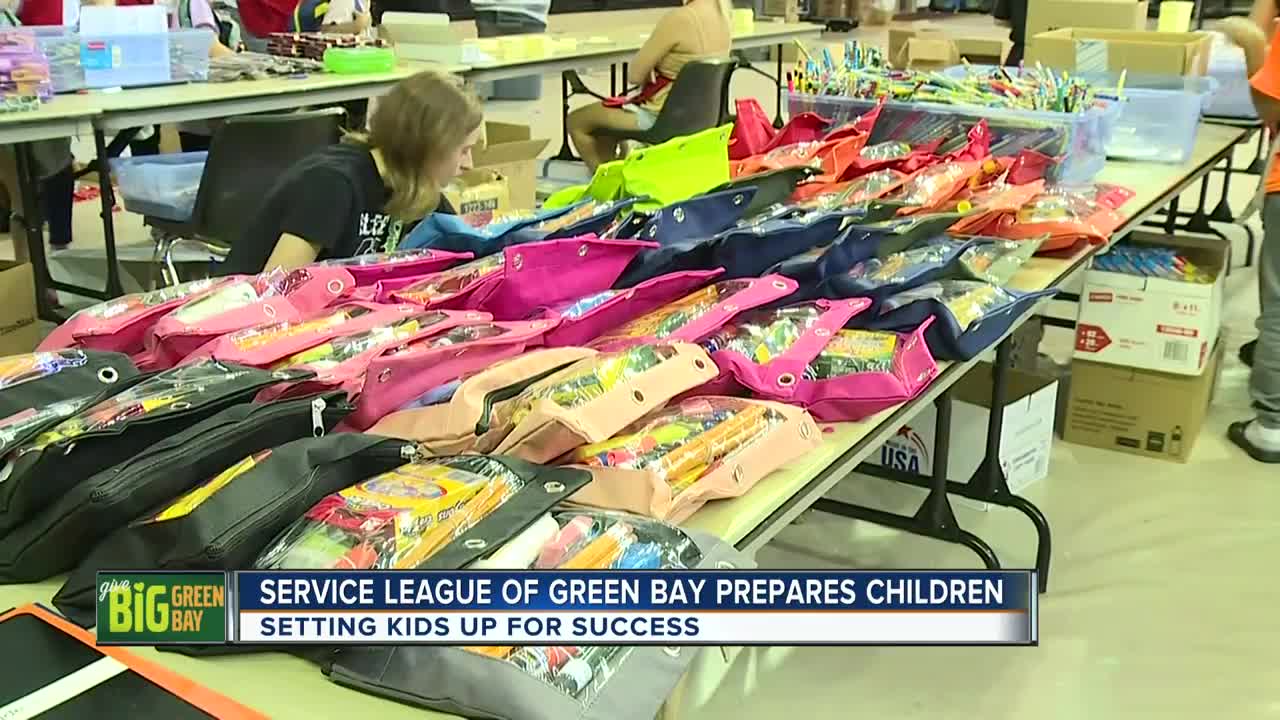 Service League of Green Bay prepares children for school