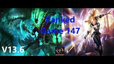 Ranked Game 147 Thresh Vs Lux Support League Of Legends V13.6