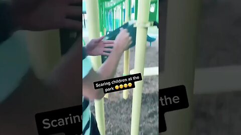 Scaring children at the park Video By xixmeg #Shorts