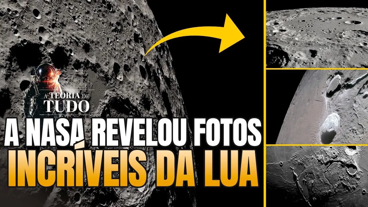 NASA REVELA FOTOS RECENTES DA LUA - Capturadas Pela Espaçonave Orion