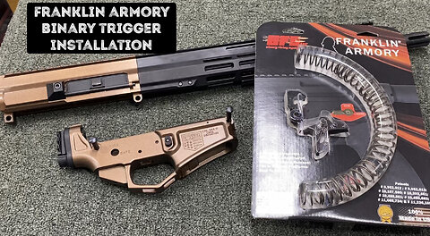 Franklin armory binary trigger installation