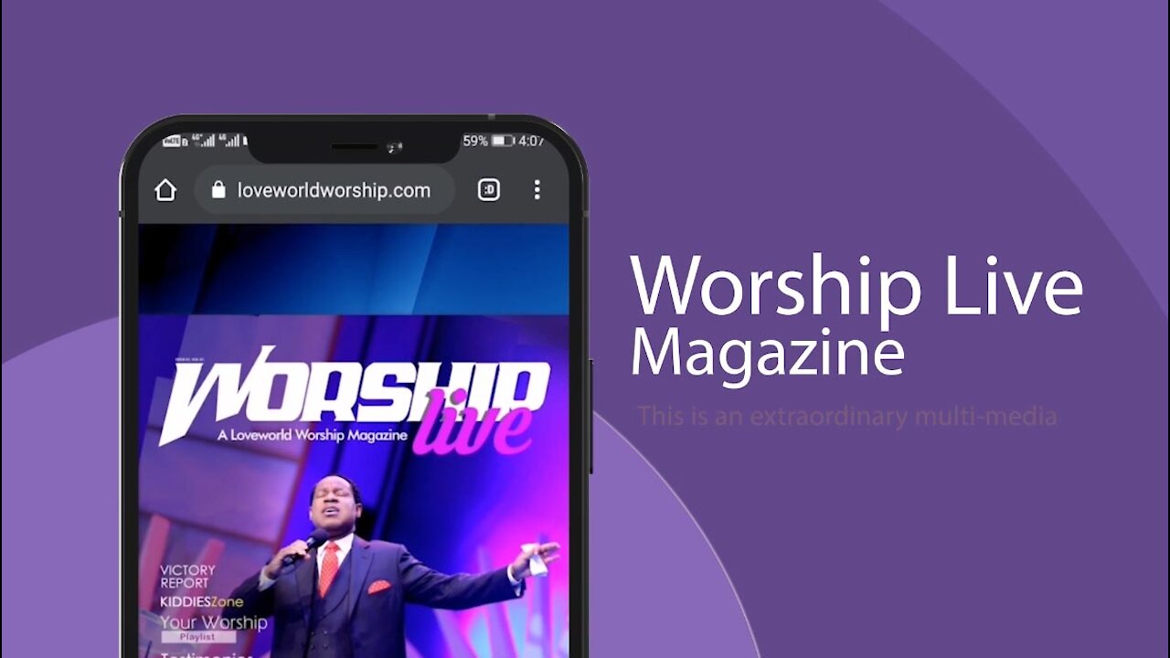 Loveworld Worship Live Magazine App | Download Today!