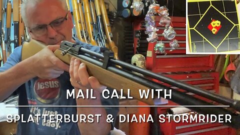 Mail call with Splatterburst targets and the Diana Stormrider 22. (& some plinking!)