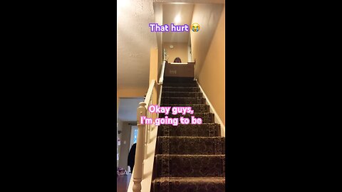 Falling Down the Stairs #funny #fail #prank