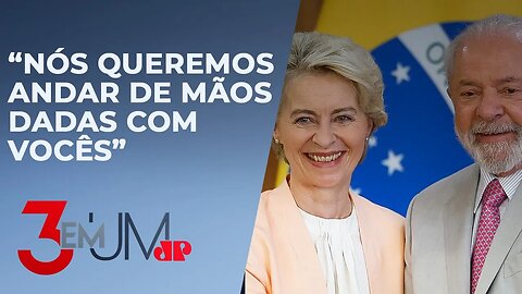 Em encontro com Lula, presidente da União Europeia diz que vai investir muito na América Latina