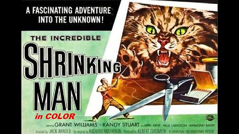 THE INCREDIBLE SHRINKING MAN 1957 in COLOR Irradiated Man Begins to Shrink FULL MOVIE