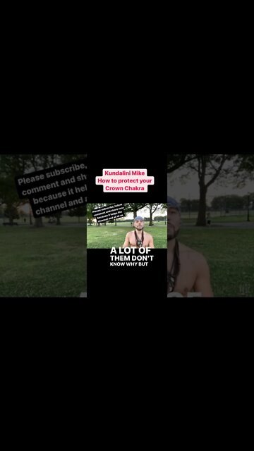 How to protect your Crown Chakra 🧘‍♂️Please subscribe, follow , comment and Share #yoga #kundalini