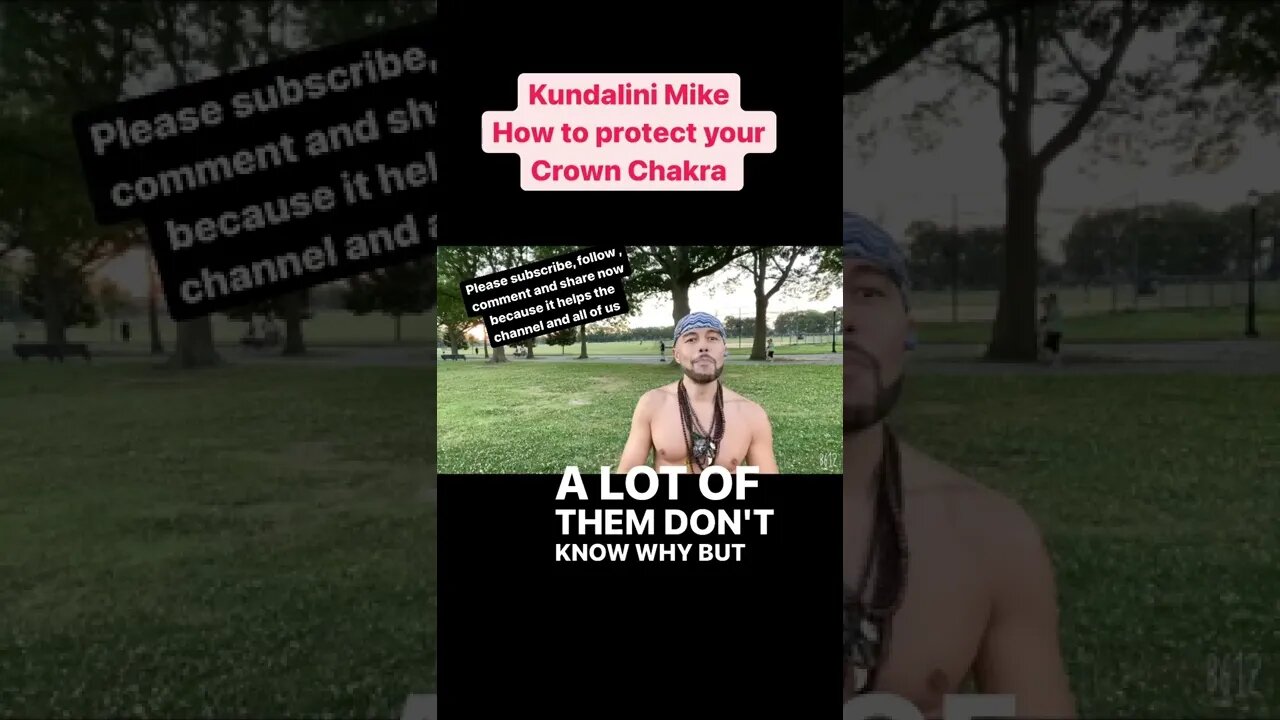 How to protect your Crown Chakra 🧘‍♂️Please subscribe, follow , comment and Share #yoga #kundalini