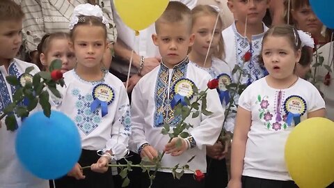 Ukrainian pupils near frontline return to school with threat from war with Russia ever-present