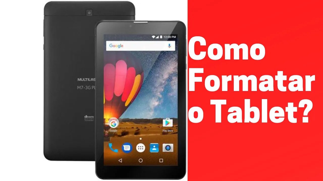 Formatando o Tablet da Multilaser M7-3G PLUS