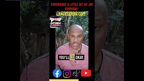 YOU MUST EXPERIENCE A LITTLE BIT OF JOY EVERYDAY! | LANCESCURV