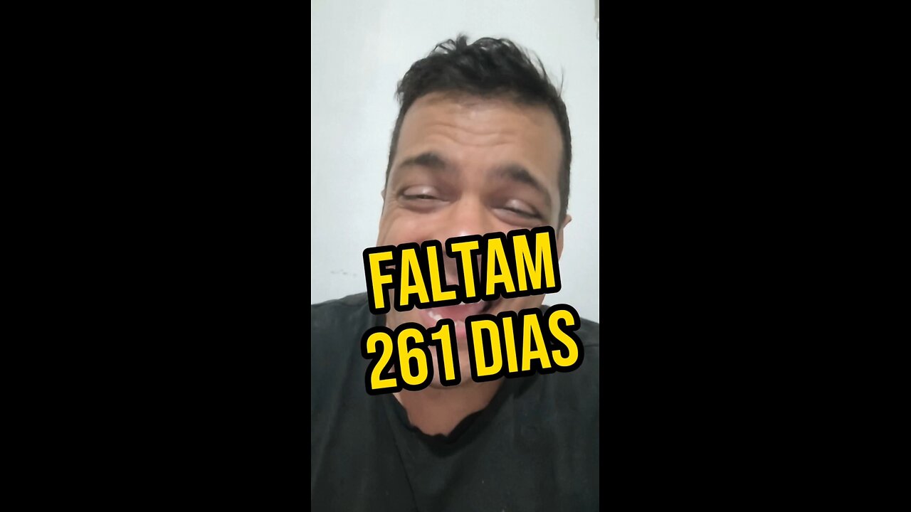 Faltam 261 dias, para o prefeito perder o emprego.