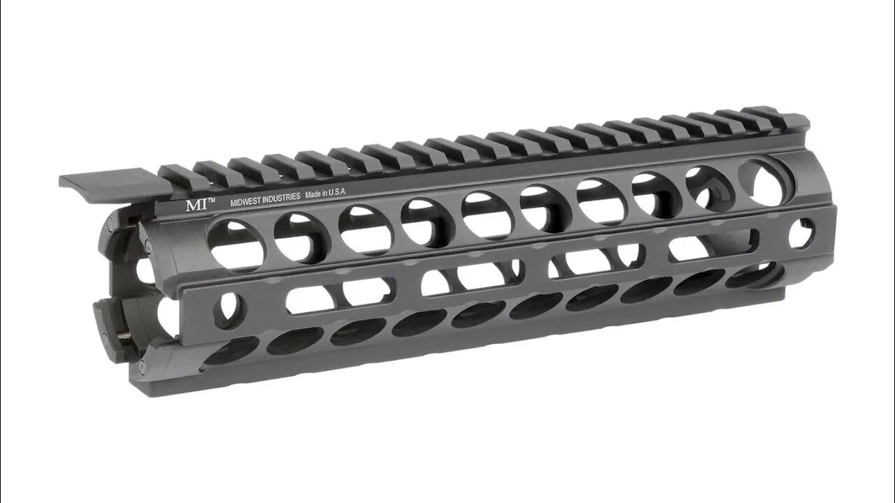 Midwest Industries Carbine Drop In handguard in the M4Gery #1401