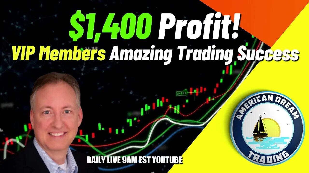 +$1,400 Profit - VIP Members Amazing Day Trading Success