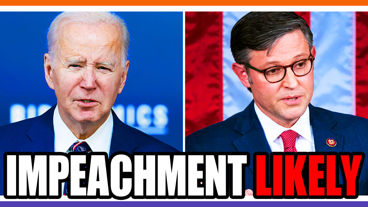 Speaker Mike Johnson Will Impeach Biden