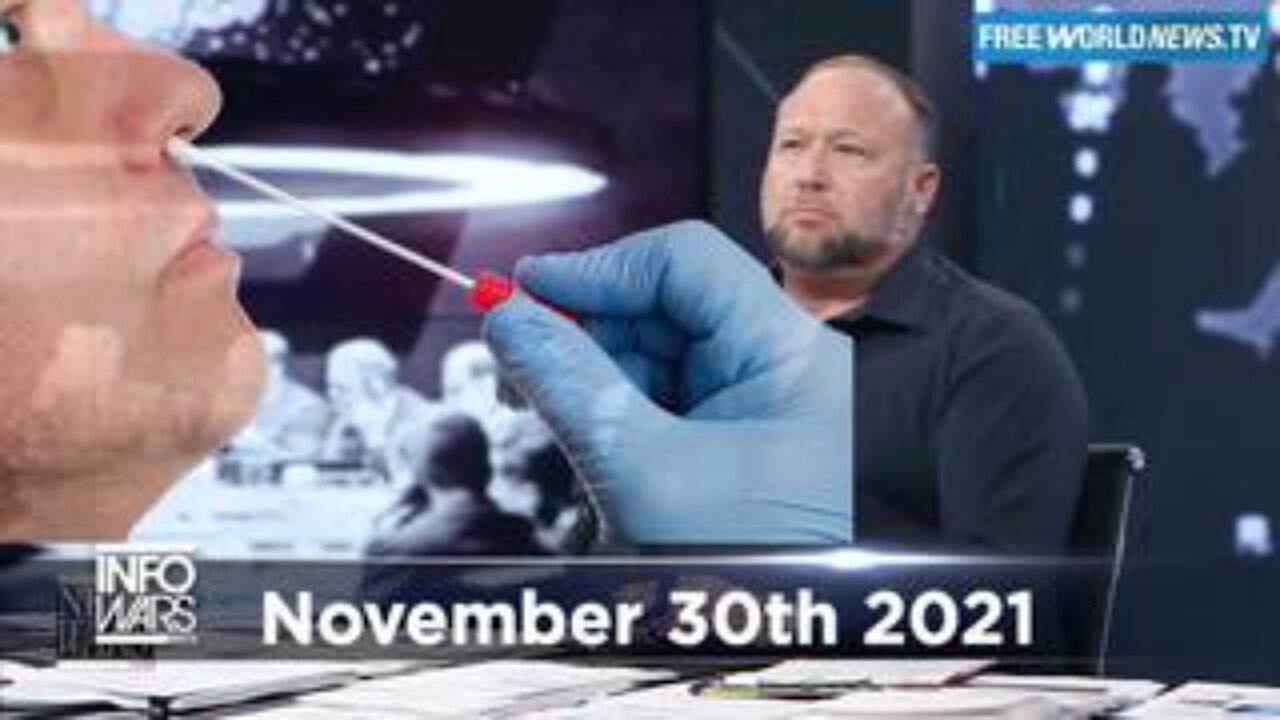 Alex Jones Reveals The COVID Test Is A DNA Theft Device!