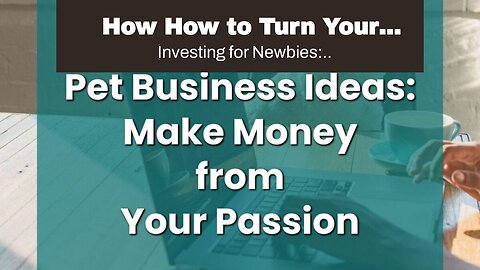 How How to Turn Your Passion into Profit can Save You Time, Stress, and Money.