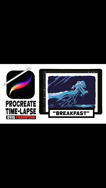 GOLLUM Procreate Time-Lapse!